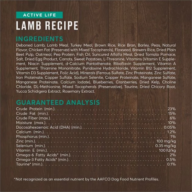 American Journey Active Life Formula Lamb, Brown Rice & Vegetables Recipe Dry Dog Food 5 American Journey Active Life Formula Lamb, Brown Rice & Vegetables Recipe Dry Dog Food - Image 3