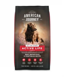 American Journey Active Life Formula Beef, Brown Rice & Vegetables Recipe Dry Dog Food