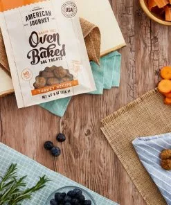 American Journey Turkey Recipe Grain-Free Oven Baked Crunchy Biscuit Dog Treats -American Journey Store 114124 PT2. SY630 V1513112369