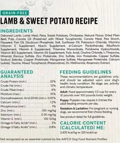 American Journey Limited Ingredient Lamb & Sweet Potato Recipe Grain-Free Dry Dog Food -American Journey Store 121255 PT2. SY630 V1620391346