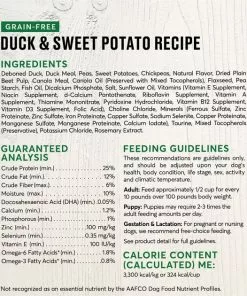 American Journey Limited Ingredient Duck & Sweet Potato Recipe Grain-Free Dry Dog Food -American Journey Store 121305 PT2. SY630 V1620391349