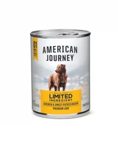 American Journey Limited Ingredient Diet Chicken & Sweet Potato Recipe Grain-Free Canned Dog Food, 12.5-oz, case of 12