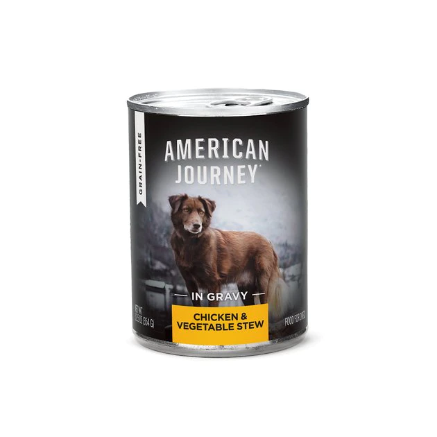 American Journey Stews Chicken & Vegetables Recipe in Gravy Grain-Free Canned Dog Food 3 American Journey Stews Chicken & Vegetables Recipe in Gravy Grain-Free Canned Dog Food