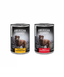 American Journey Stews Poultry & Beef Variety Pack Grain-Free Canned Dog Food, 12.5-oz can -American Journey Store 133888 PT1. SY630 V1622822243