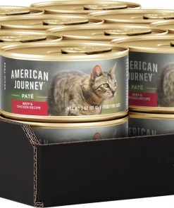 American Journey Pate Beef & Chicken Recipe Grain-Free Canned Cat Food 19 American Journey Pate Beef & Chicken Recipe Grain-Free Canned Cat Food -American Journey Store 133890 PT8. SY630 V1610755188