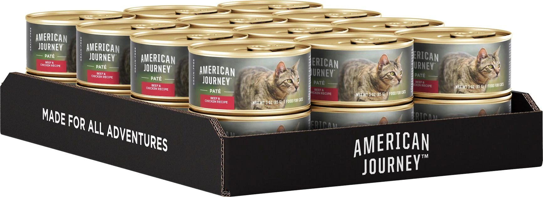 American Journey Pate Beef & Chicken Recipe Grain-Free Canned Cat Food 11 American Journey Pate Beef & Chicken Recipe Grain-Free Canned Cat Food - Image 9