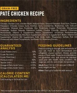 American Journey Pate Chicken Recipe Grain-Free Canned Cat Food 12 American Journey Pate Chicken Recipe Grain-Free Canned Cat Food -American Journey Store 133896 PT2. SY630 V1624996072