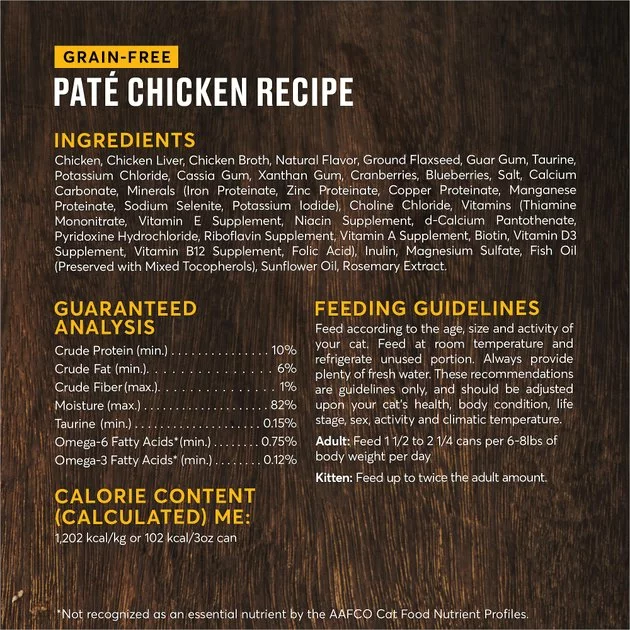American Journey Pate Chicken Recipe Grain-Free Canned Cat Food 5 American Journey Pate Chicken Recipe Grain-Free Canned Cat Food - Image 3