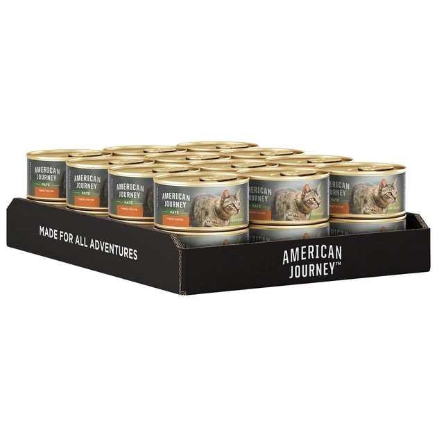 American Journey Pate Turkey Recipe Grain-Free Canned Cat Food 10 American Journey Pate Turkey Recipe Grain-Free Canned Cat Food - Image 8