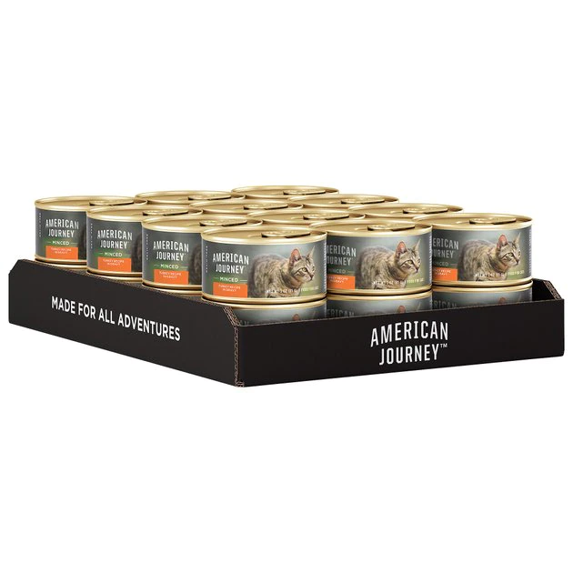 American Journey Minced Turkey Recipe in Gravy Grain-Free Canned Cat Food 10 American Journey Minced Turkey Recipe in Gravy Grain-Free Canned Cat Food - Image 8