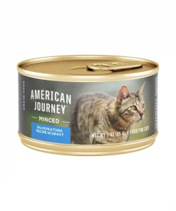American Journey Minced Salmon & Tuna Recipe in Gravy Grain-Free Canned Cat Food