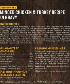 American Journey Minced Poultry in Gravy Variety Pack Grain-Free Canned Cat Food -American Journey Store 133937 PT3. SY630 V1624996091