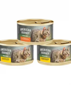 American Journey Minced Poultry & Seafood in Gravy Variety Pack Grain-Free Canned Cat Food