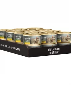American Journey Minced Chicken & Salmon Recipe in Gravy Grain-Free Canned Cat Food -American Journey Store 133947 PT7. SY630 V1624996365