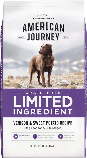 American Journey Limited Ingredient Venison & Sweet Potato Recipe Grain-Free Dry Dog Food 3 American Journey Limited Ingredient Venison & Sweet Potato Recipe Grain-Free Dry Dog Food