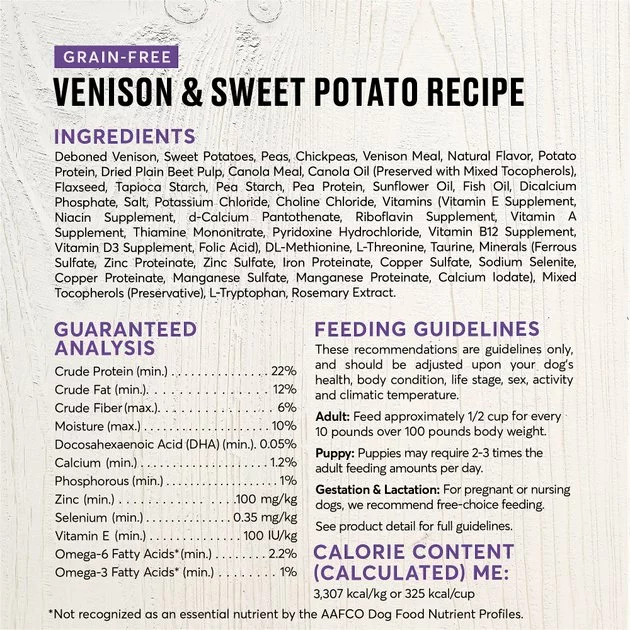 American Journey Limited Ingredient Venison & Sweet Potato Recipe Grain-Free Dry Dog Food 5 American Journey Limited Ingredient Venison & Sweet Potato Recipe Grain-Free Dry Dog Food - Image 3