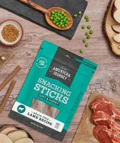 American Journey Lamb Recipe Grain-Free Soft & Chewy Snacking Sticks Dog Treats -American Journey Store 151152 PT2. SY630 V1553098630