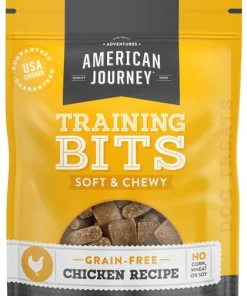 American Journey Chicken Recipe Grain-Free Soft & Chewy Training Bits Dog Treats