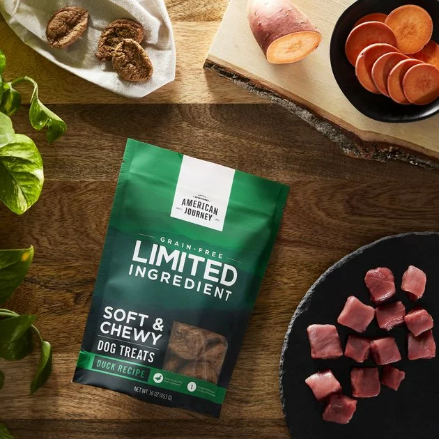 American Journey Limited Ingredient Grain-Free Duck Recipe Soft & Chewy Dog Treats 5 American Journey Limited Ingredient Grain-Free Duck Recipe Soft & Chewy Dog Treats - Image 3