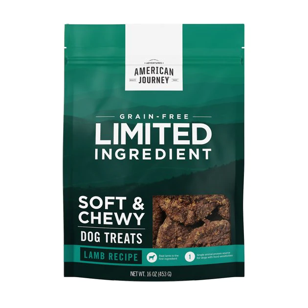 American Journey Limited Ingredient Grain-Free Lamb Recipe Soft & Chewy Dog Treats 3 American Journey Limited Ingredient Grain-Free Lamb Recipe Soft & Chewy Dog Treats