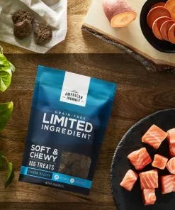 American Journey Limited Ingredient Grain-Free Salmon Recipe Soft & Chewy Dog Treats 11 American Journey Limited Ingredient Grain-Free Salmon Recipe Soft & Chewy Dog Treats -American Journey Store 161636 PT2. SY630 V1567706550