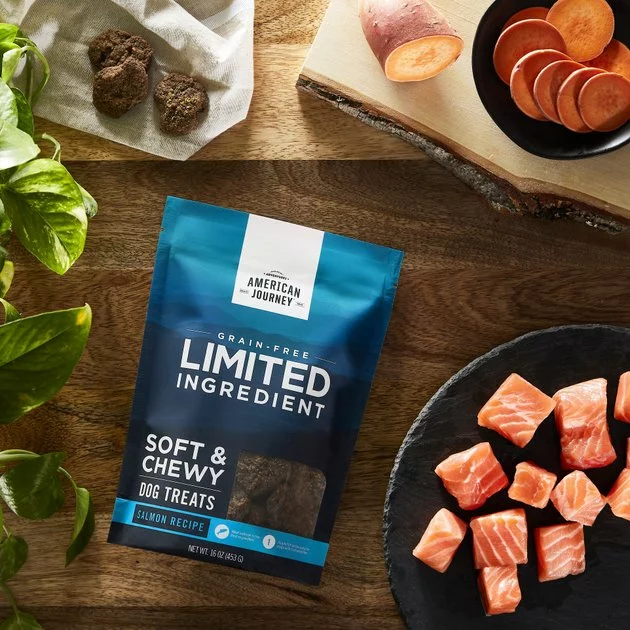 American Journey Limited Ingredient Grain-Free Salmon Recipe Soft & Chewy Dog Treats 5 American Journey Limited Ingredient Grain-Free Salmon Recipe Soft & Chewy Dog Treats - Image 3