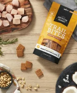 American Journey Peanut Butter Flavor Trail Bites Grain-Free Soft & Chewy Dog Treats -American Journey Store 162202 PT2. SY630 V1566484093