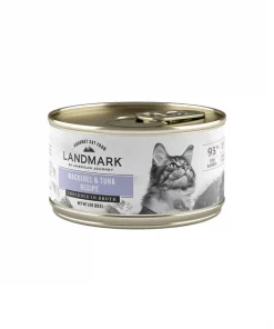 American Journey Landmark Mackerel & Tuna Recipe in Broth Grain-Free Canned Cat Food, 3-oz, case of 12