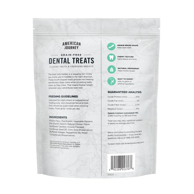 American Journey Medium Grain-Free Fresh Dental Dog Treats 4 American Journey Medium Grain-Free Fresh Dental Dog Treats - Image 2