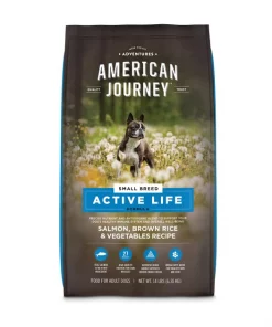 American Journey Active Life Formula Small Breed Salmon, Brown Rice & Vegetables Recipe Adult Dry Dog Food, 14-lb bag
