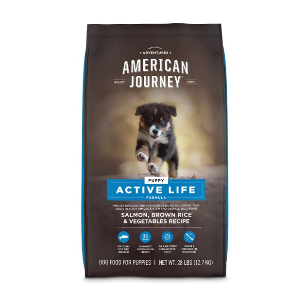American Journey Active Life Formula Puppy Salmon, Brown Rice & Vegetables Recipe Dry Dog Food, 28-lb bag 3 American Journey Active Life Formula Puppy Salmon, Brown Rice & Vegetables Recipe Dry Dog Food, 28-lb bag
