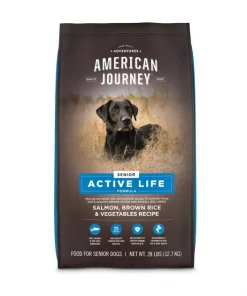 American Journey Active Life Formula Senior Salmon, Brown Rice & Vegetables Recipe Dry Dog Food, 28-lb bag