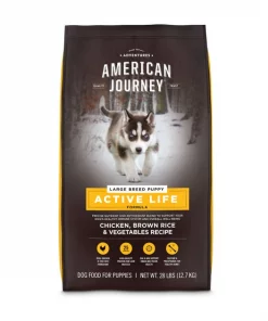 American Journey Active Life Formula Large Breed Puppy Chicken, Brown Rice & Vegetables Recipe Dry Dog Food, 28-lb bag