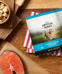 American Journey 100% Salmon Freeze-Dried Grain-Free Cat Treat, 2-oz bag -American Journey Store 224440 PT2. SY630 V1606185126