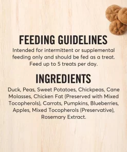 American Journey Duck Recipe Grain-Free Oven Baked Crunchy Biscuit Dog Treats -American Journey Store 241537 PT4. SY630 V1608352944