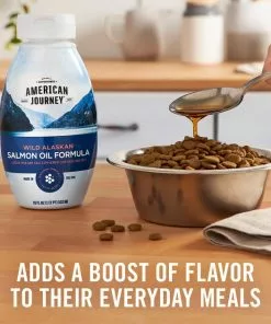 American Journey Wild Alaskan Salmon Oil Formula Liquid Supplement for Cats & Dogs -American Journey Store 255232 PT4. SY630 V1611699684
