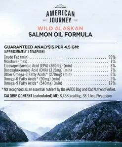 American Journey Wild Alaskan Salmon Oil Formula Liquid Supplement for Cats & Dogs -American Journey Store 255232 PT8. SY630 V1611699667