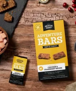 American Journey Adventure Bars Chicken & Cranberry Recipe Grain-Free Soft & Chewy Dog Treats -American Journey Store 261559 PT4. SY630 V1616122588
