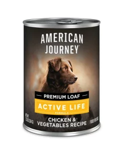 American Journey Active Life Formula Chicken & Garden Vegetables Recipe Canned Dog Food, 12.5-oz, case of 12
