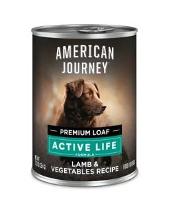 American Journey Active Life Formula Lamb & Garden Vegetables Recipe Canned Dog Food, 12.5-oz, case of 12