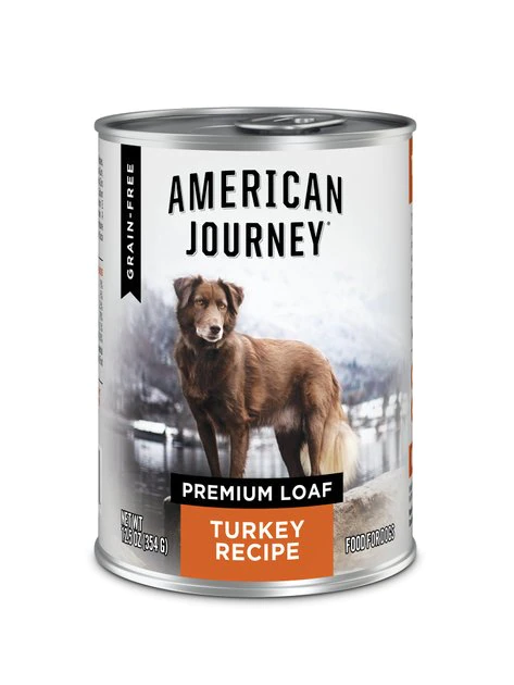 American Journey Turkey Recipe Grain-Free Canned Dog Food, 12.5-oz 3 American Journey Turkey Recipe Grain-Free Canned Dog Food, 12.5-oz