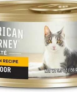 American Journey Indoor Recipe with Chicken Grain-Free Dry Cat Food, 12-lb bag & American Journey Indoor Pate Chicken Recipe Grain-Free Canned Cat Food, 5.5-oz, case of 24 -American Journey Store 290204 PT4. SY630 V1619188018