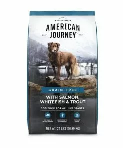 American Journey Grain-Free with Salmon, Whitefish & Trout Dry Dog Food, 24-lb bag -American Journey Store 291324 PT8. SY630 V1625086070
