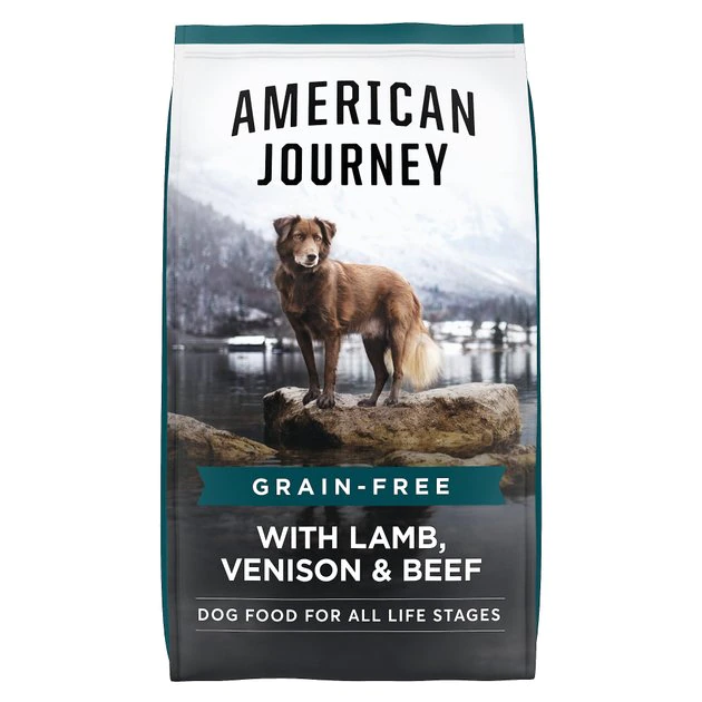 American Journey Grain-Free with Lamb, Venison & Beef Dry Dog Food, 24-lb bag 3 American Journey Grain-Free with Lamb, Venison & Beef Dry Dog Food, 24-lb bag