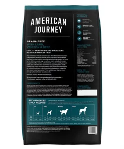 American Journey Grain-Free with Lamb, Venison & Beef Dry Dog Food, 24-lb bag 12 American Journey Grain-Free with Lamb, Venison & Beef Dry Dog Food, 24-lb bag -American Journey Store 291328 PT1. SY630 V1625086074