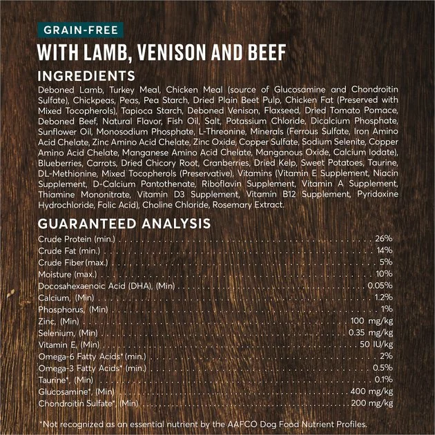 American Journey Grain-Free with Lamb, Venison & Beef Dry Dog Food, 24-lb bag 5 American Journey Grain-Free with Lamb, Venison & Beef Dry Dog Food, 24-lb bag - Image 3