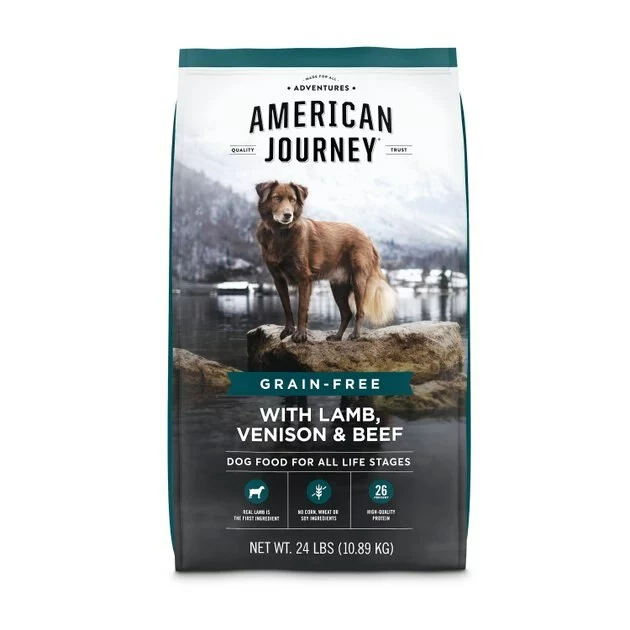 American Journey Grain-Free with Lamb, Venison & Beef Dry Dog Food, 24-lb bag 11 American Journey Grain-Free with Lamb, Venison & Beef Dry Dog Food, 24-lb bag - Image 9