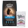 American Journey||Tylee's American Journey Active Life Formula Salmon, Brown Rice & Vegetables Recipe Dry Food + Tylee's Freeze-Dried Mixers for Dogs, Chicken & Salmon Recipe -American Journey Store 292586 MAIN. SY630 V1619983049