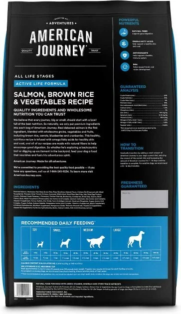 American Journey||Tylee's American Journey Active Life Formula Salmon, Brown Rice & Vegetables Recipe Dry Food + Tylee's Freeze-Dried Mixers for Dogs, Chicken & Salmon Recipe 5 American Journey||Tylee's American Journey Active Life Formula Salmon, Brown Rice & Vegetables Recipe Dry Food + Tylee's Freeze-Dried Mixers for Dogs, Chicken & Salmon Recipe - Image 3