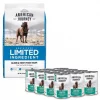 American Journey Limited Ingredient Salmon & Sweet Potato Recipe Grain-Free Dry Food + Limited Ingredient Diet Lamb & Sweet Potato Recipe Grain-Free Canned Dog Food
